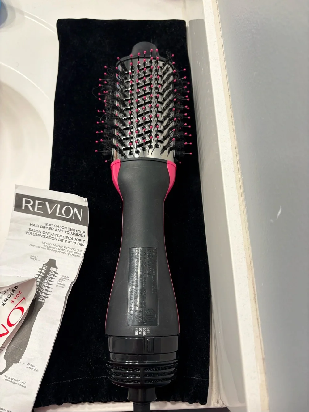 Revlon One-Step Hair Dryer Comb and Volumizer Titanium Max Edition -